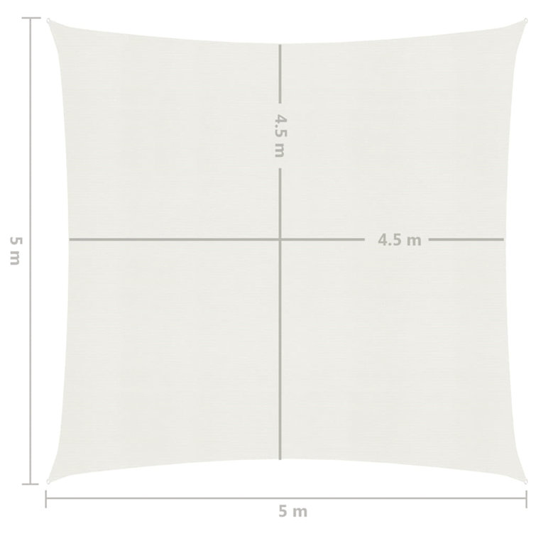 Dakota Fields 5m x 5m Square Shade Sail Wayfair.co.uk